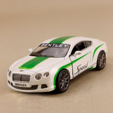 Load image into Gallery viewer, 2012 Bentley Continental GT Speed - White w Green Stripe