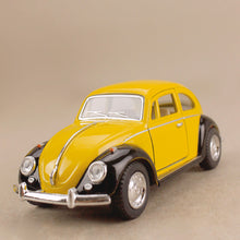 Load image into Gallery viewer, Model Car 1967 Volkswagen Classic Black Fender Yellow
