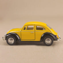 Load image into Gallery viewer, Model Car 1967 Volkswagen Classic Black Fender Yellow