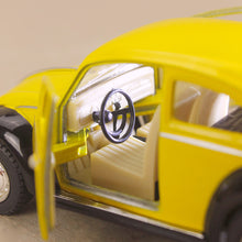 Load image into Gallery viewer, Model Car 1967 Volkswagen Classic Black Fender Yellow