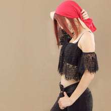 Load image into Gallery viewer, Headband extra wide thin cotton red