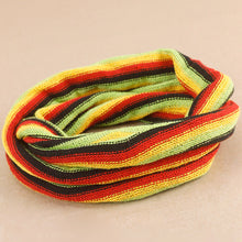 Load image into Gallery viewer, Double-Wrap Nepalese Headband - Rasta