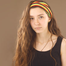 Load image into Gallery viewer, Double-Wrap Nepalese Headband - Rasta