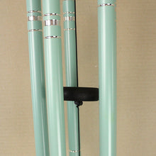 Load image into Gallery viewer, Metal Wind Chime - Light Green with Silver Engravings