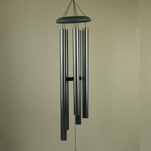 Load image into Gallery viewer, Extra Large Hand Tuned Black Textured Metal Wind Chime