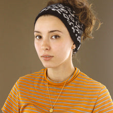 Load image into Gallery viewer, Soft Wide Tube Headband Black Leopard Print