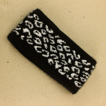 Load image into Gallery viewer, Soft Wide Tube Headband Black Leopard Print