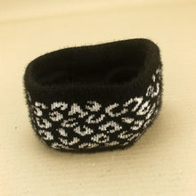 Load image into Gallery viewer, Soft Wide Tube Headband Black Leopard Print