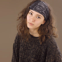 Load image into Gallery viewer, Wide Tube Bandana Headband - Black Paisley