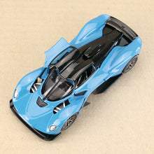 Load image into Gallery viewer, 2017 Aston Martin Valkyrie Model Car Blue
