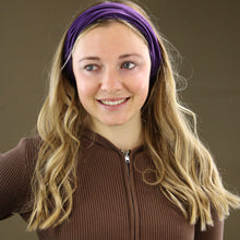 Load image into Gallery viewer, Extra Large Wide Headband - Dark Purple
