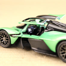 Load image into Gallery viewer, 2017 Aston Martin Valkyrie Model Car Green
