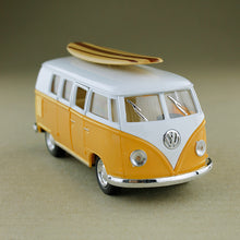 Load image into Gallery viewer, 1962 Volkswagen Microbus Kombi w Surfboard - Yellow
