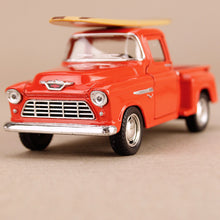 Load image into Gallery viewer, 1955 Chevrolet Stepside Pickup With Surfboard - Orange
