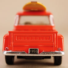 Load image into Gallery viewer, 1955 Chevrolet Stepside Pickup With Surfboard - Orange
