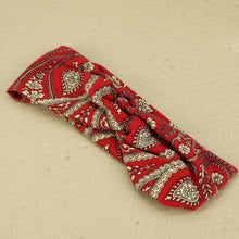 Load image into Gallery viewer, Paisley Twist Headband - Red
