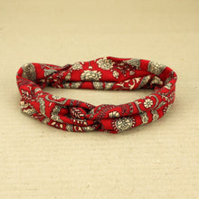 Load image into Gallery viewer, Paisley Twist Headband - Red
