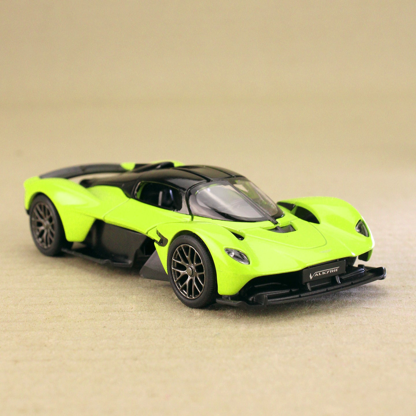 2017 Aston Martin Valkyrie Model Car Yellow