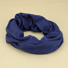Load image into Gallery viewer, Headband Extra Wide Durag - Navy Blue
