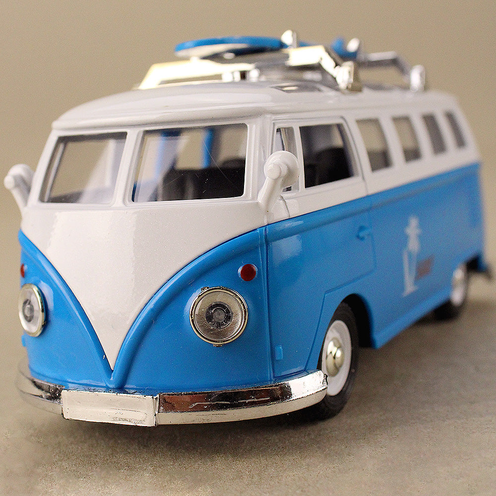 1962 Samba Volkswagen Microbus T1 - Blue w Surfboard