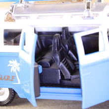 Load image into Gallery viewer, 1962 Samba Volkswagen Microbus T1 - Blue w Surfboard
