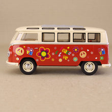 Load image into Gallery viewer, 1962 Volkswagen Microbus Flower Power Kombi Red
