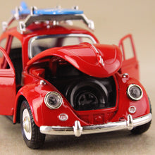 Load image into Gallery viewer, 1967 Volkswagen Classic Beetle - Red w Blue Surfboard
