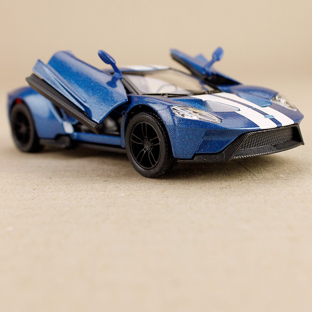 Ford GT 2017 Blue With White Stripes