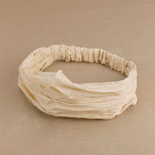 Load image into Gallery viewer, Glitter Headband Durag - Cream
