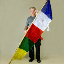 Load image into Gallery viewer, Huge Prayer Flags - Tibetan Flags for 7ft pole
