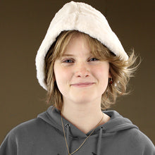 Load image into Gallery viewer, Fluffy Bucket Hat - White
