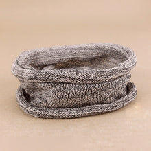 Load image into Gallery viewer, Wide Nepalese Headband - Black &amp; Grey Fleck
