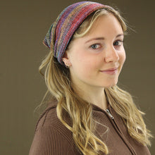 Load image into Gallery viewer, Extra Wide Nepalese Headband Rainbow

