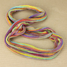 Load image into Gallery viewer, 100% Cotton Nepalese Double-Wrap Headband Rainbow
