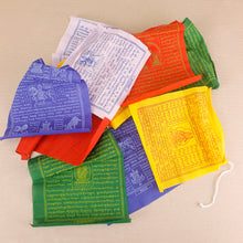 Load image into Gallery viewer, Prayer Flags - Medium w Coloured Affirmations 3734
