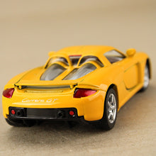 Load image into Gallery viewer, 2004 Porsche Carrera GT Yellow Model Car
