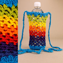 Load image into Gallery viewer, Cotton Crochet Water Shoulder Bag Rainbow
