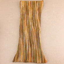 Load image into Gallery viewer, Double-Wrap Nepalese Headband - Brown, Orange &amp; Green
