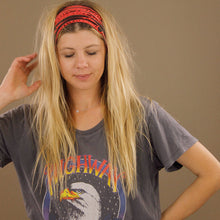 Load image into Gallery viewer, Headband Wrap Crimson Stripe
