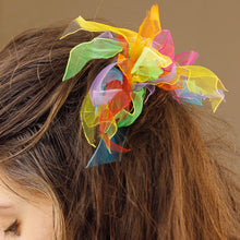 Load image into Gallery viewer, Set of Two Scrunchie Rainbow Ribbons
