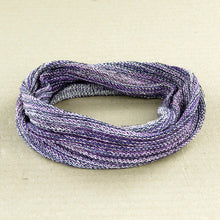 Load image into Gallery viewer, Extra Wide Headband Purple Stripe
