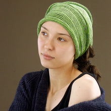 Load image into Gallery viewer, Double-Wrap Nepalese Headband - Green and Black
