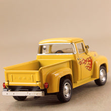 Load image into Gallery viewer, 1956 Ford F-100 Pickup Ute - Yellow w Red Flames

