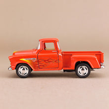 Load image into Gallery viewer, 1955 Chevrolet Stepside Pick-Up with Flames- Orange
