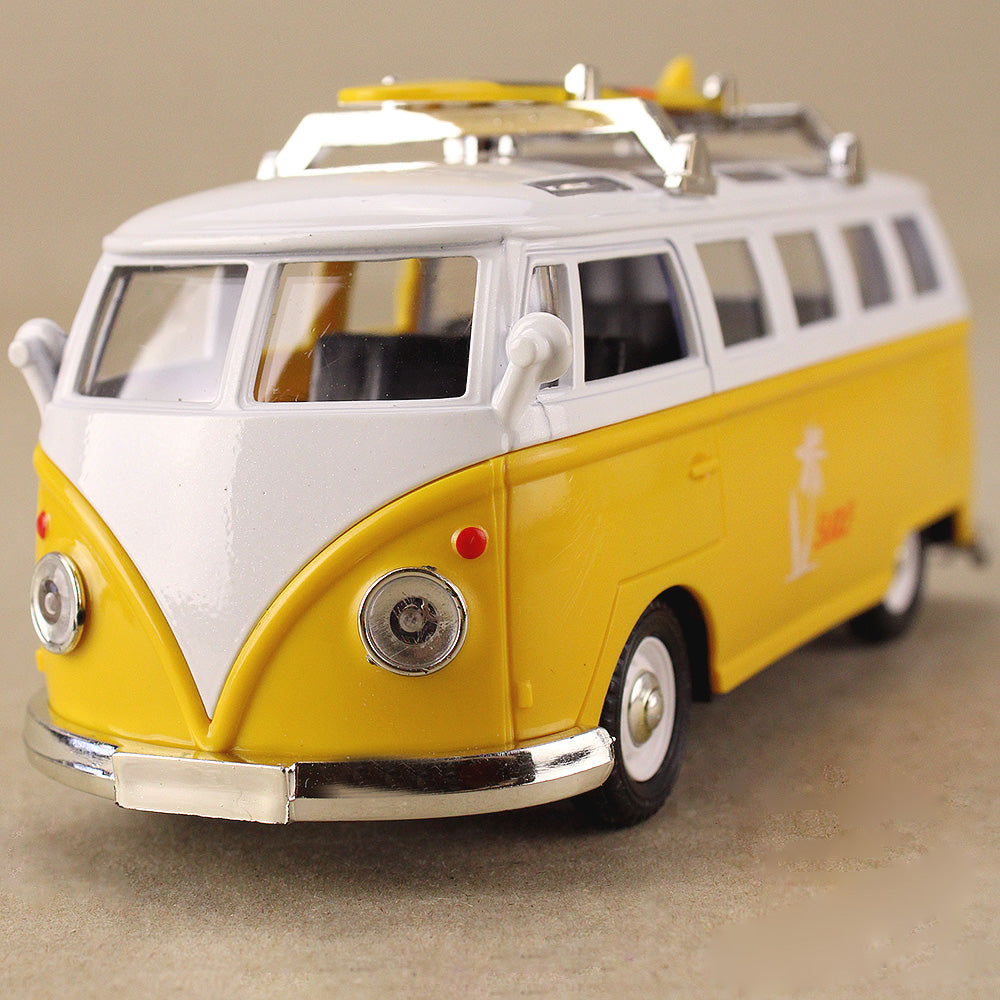 1962 Samba Volkswagen Microbus T1 - Yellow w Surfboard