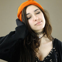 Load image into Gallery viewer, Double-Wrap Nepalese 100% Cotton Headband Orange
