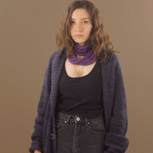 Load image into Gallery viewer, Double-Wrap Nepalese 100% Cotton Headband Purple
