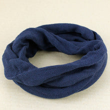 Load image into Gallery viewer, Double-Wrap Nepalese 100% Cotton Headband Navy Blue
