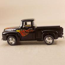 Load image into Gallery viewer, 1956 Ford F-100 Pickup Ute - Black w Red Flames
