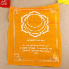 Load image into Gallery viewer, Chakra Prayer Flags 6877
